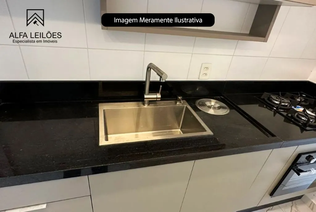 Fortaleza (CE) - 01 Bancada de Granito Preto São Gabriel 2,25m x 0,60m